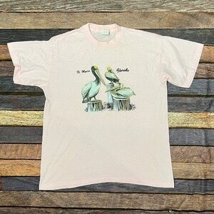 Vintage Single Stitch Ft. Meyers Florida Travel Tourism 1980s Tshirt